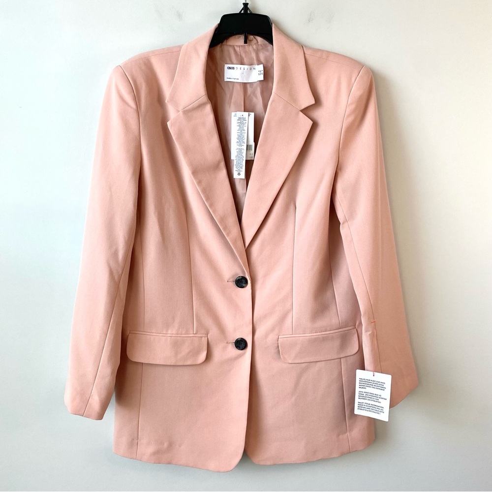Asos Design Boy Blazer Blush 2‎